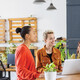 Business meeting in an office