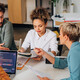 A team reviews an incident response plan