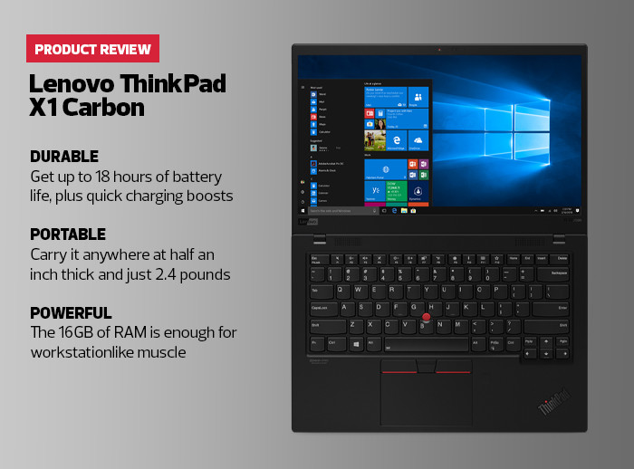 The ThinkPad X1 Carbon 7th Gen Review: A Powerful & Portable notebook