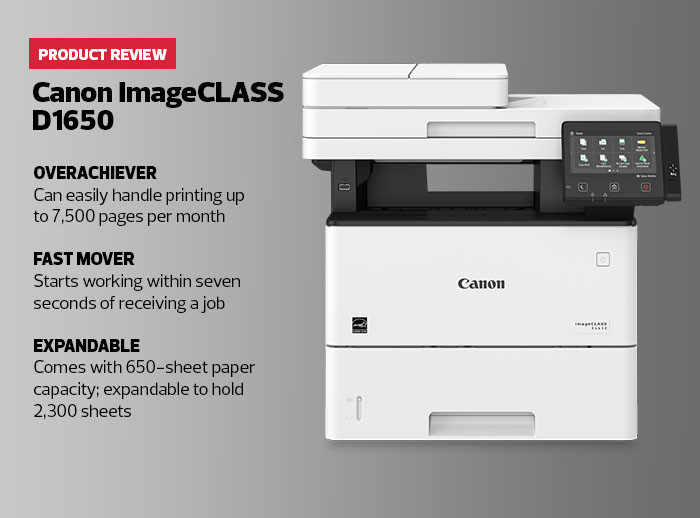 canon imageclass d1650 review
