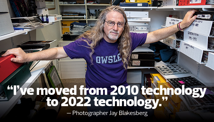 To back up his 1.7 million images, legendary photographer Jay Blakesberg selected QNAP network-attached storage appliances.
