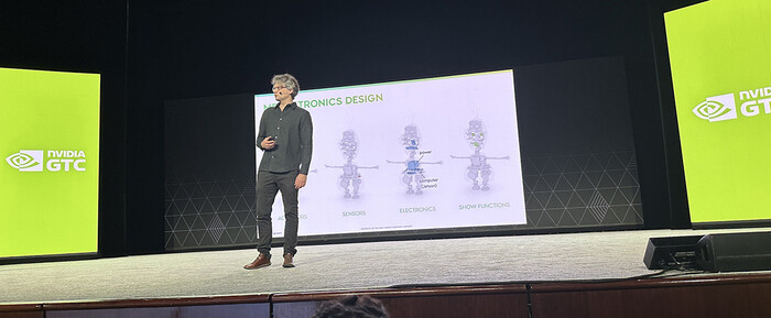 Robot Olaf sensors, actuators and electronics diagram