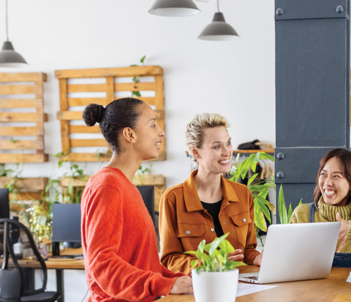Business meeting in an office