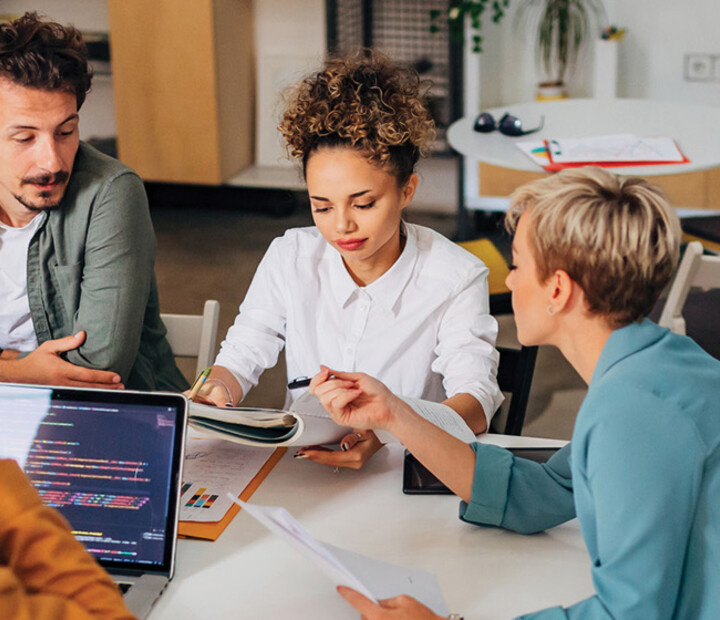 A team reviews an incident response plan