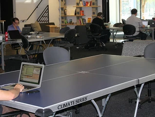Parisoma is a coworking space and open incubator in the SoMa district of San Francisco.