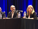 Paul Kay, senior VP and global CISO at EchoStar; Michael Coates, CEO of Altitude Networks; Richard Mason, president and CSO of Critical Infrastructure; and Nancy Phillips, CISO of Centura Health