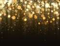 Christmas, Gold, Glitter, Star Shape, Chinese New Year