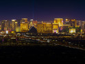 Las Vegas skyline.
