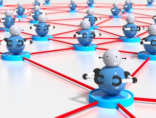 Bots on a network