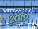 VMworld 2019 logo on building