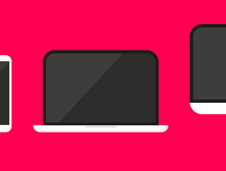 Series of modern tech devices