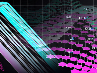 Abstract concept of data analytics and technology