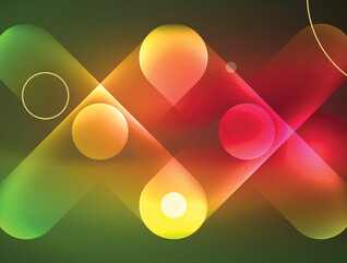 Illustration of a translucent X