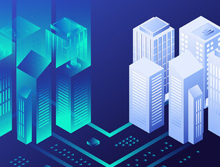 Digital Twins Technology Illustration