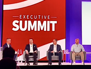 Mike Rapplean (CDW), Jay Wilson (Insurity), Mike Parisi (Illinois Tool Works) and Steven Ramirez (Renown Health)