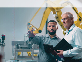 IT leaders in a manufacturing facility