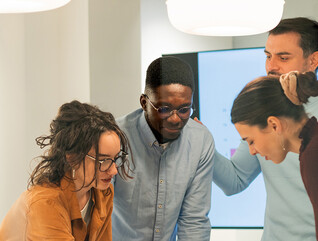 People meeting in boardroom