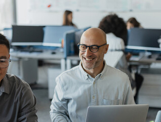 People collaborating in the office