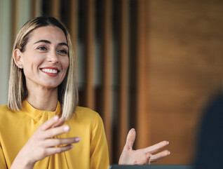 IT leaders in an office space