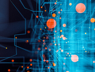 Abstract image of networking 