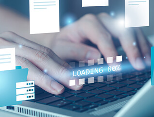 Person using computer