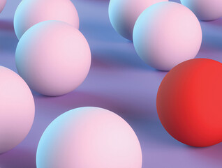 3D rendering of a business concept