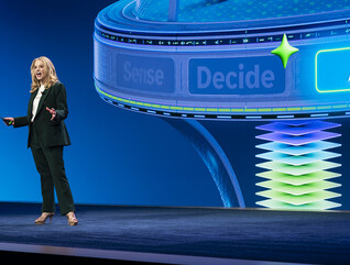 Kellie Romack of ServiceNow speaking onstage at Knowledge 2026
