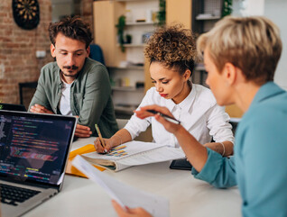 Small business cybersecurity team
