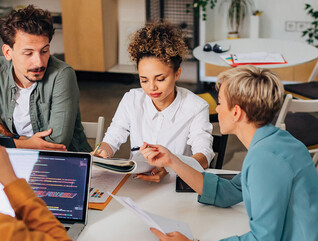 A team reviews an incident response plan