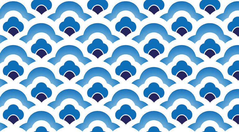 Abstract images of clouds in a cloud computing discussion 