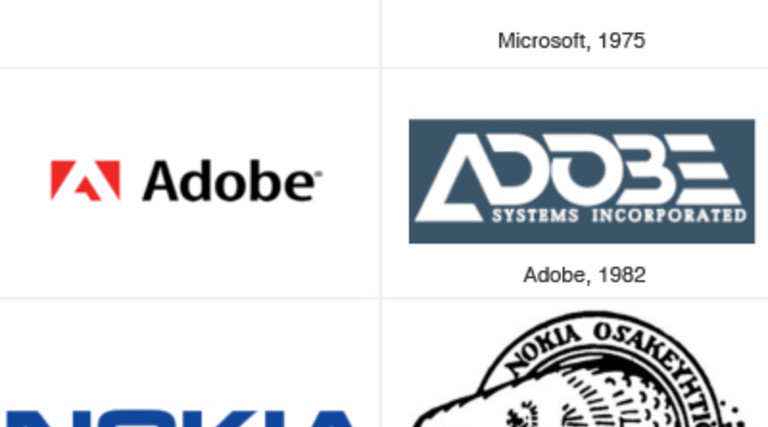 A Look Back at 7 Tech Company Branding Makeovers