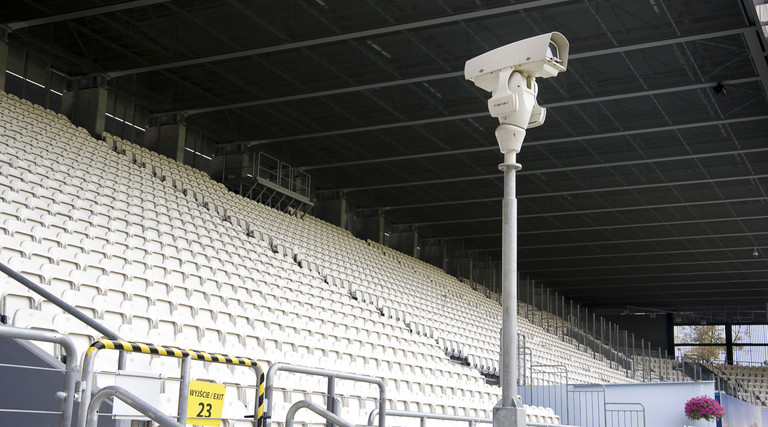 Stadium security camera