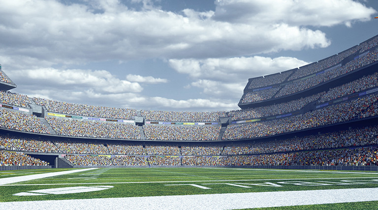 Football stadium
