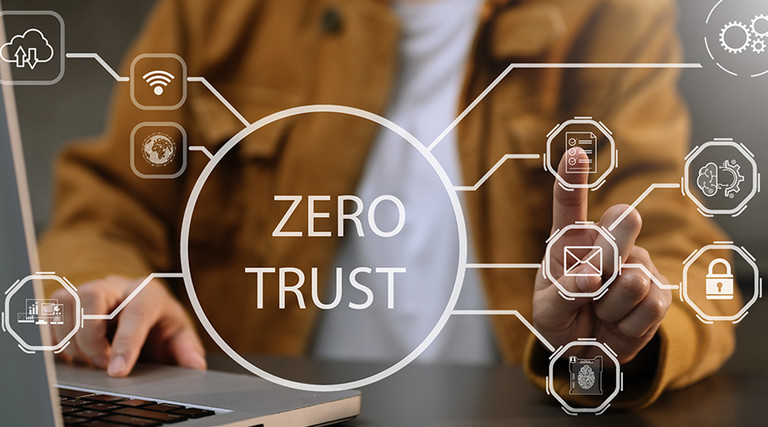Zero trust security concept