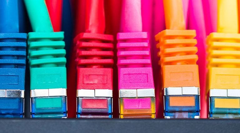 Rainbow network cables