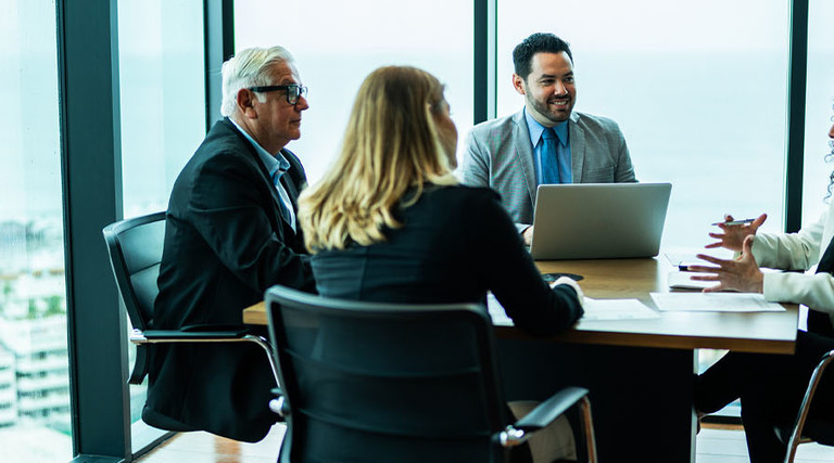 People meeting in the office