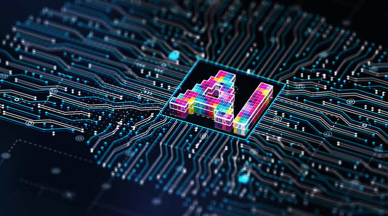 AI Chip technology concept