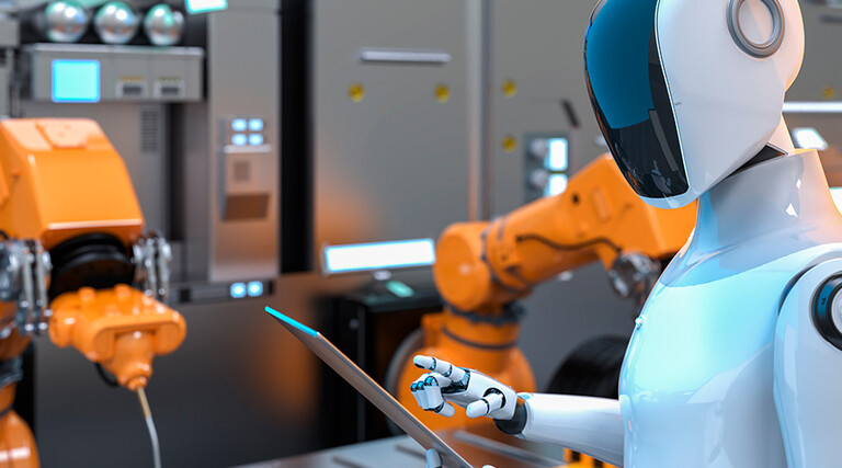 robot assembly line