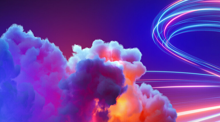 Abstract image of cloud