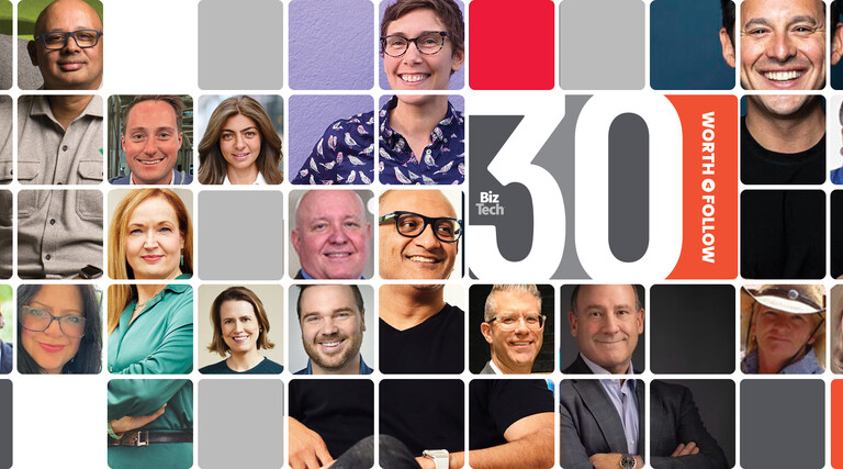 Headshot collage of IT influencers - 2024 