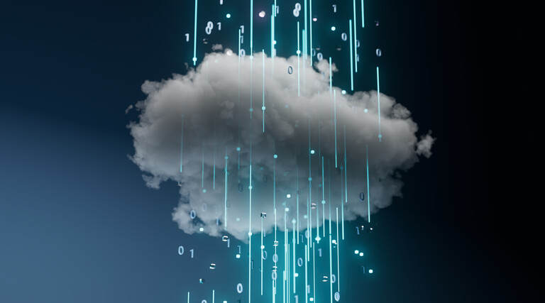 Cloud with digital light 
