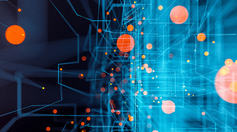 Abstract image of networking 
