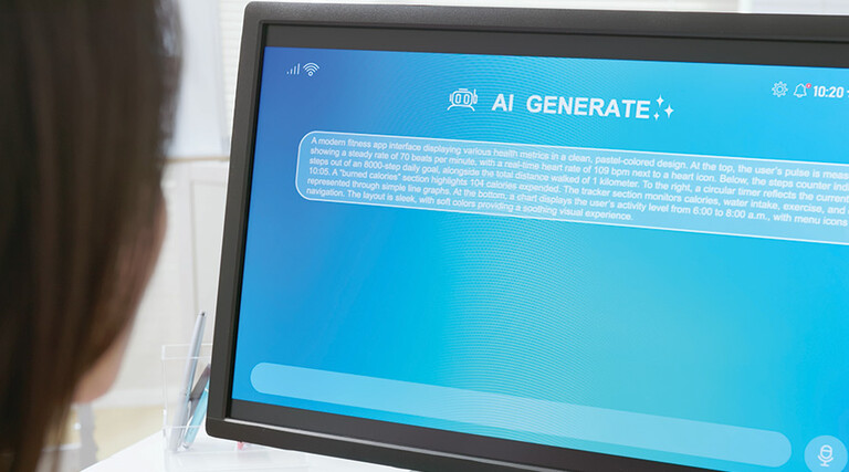computer screen AI Generate