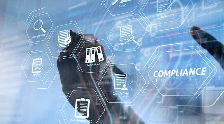 Person using interactive screen to access apps