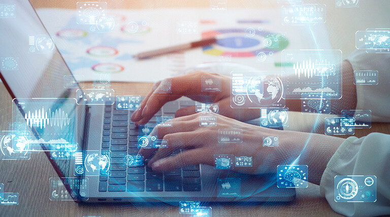 Business and technology concept