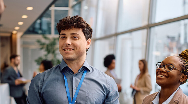 People at a conference