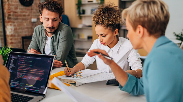 Small business cybersecurity team