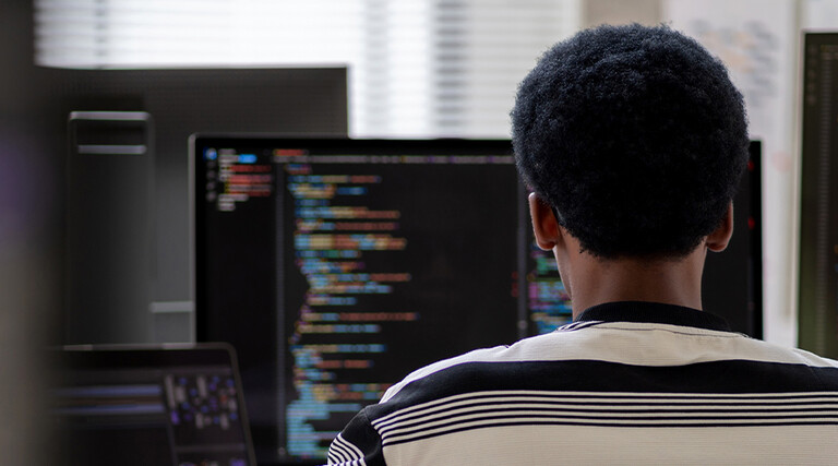 Person coding