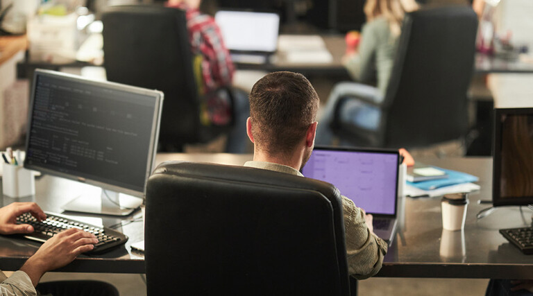 People using PC computers