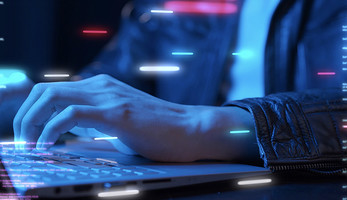 Person working at computer